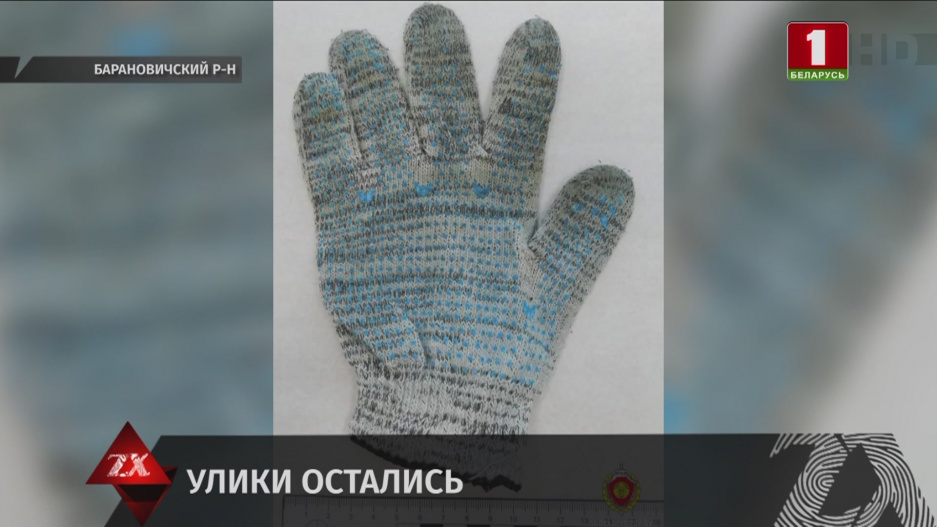 В Барановичах эксперты установили подозреваемую по перчатке 
