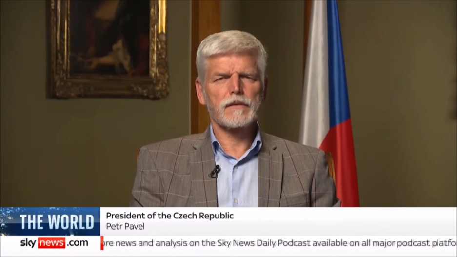 Český prezident vyzývá k zastavení bojů na Ukrajině