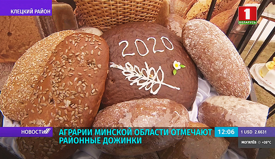 Аграрии Минской области отмечают районные Дожинки 
