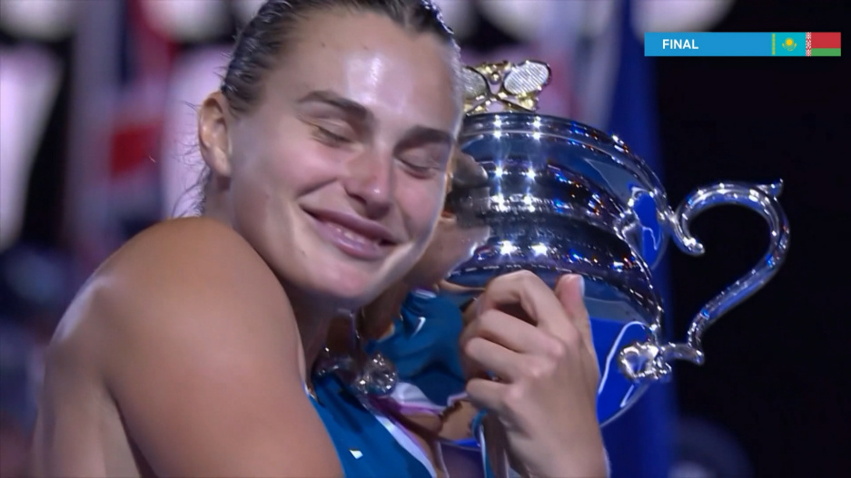 Белорусская теннисистка Арина Соболенко впервые выиграла турнир Большого шлема - Australian Open