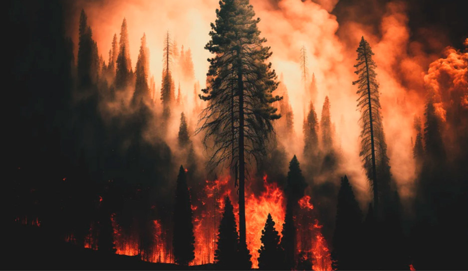 Площадь природных пожаров в Техасе достигла почти 344 тыс.га