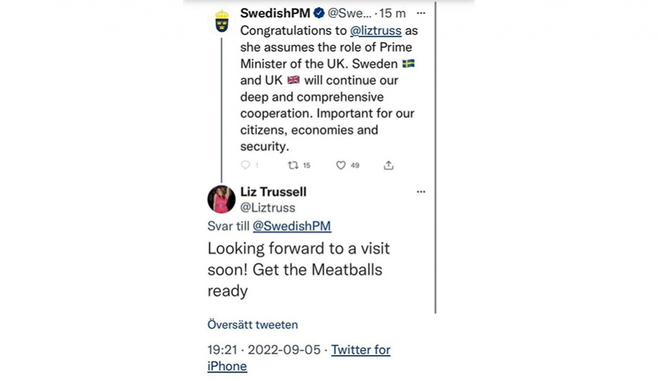 Премьер-министр Швеции по ошибке поздравила в Twitter с победой на выборах не ту Лиз