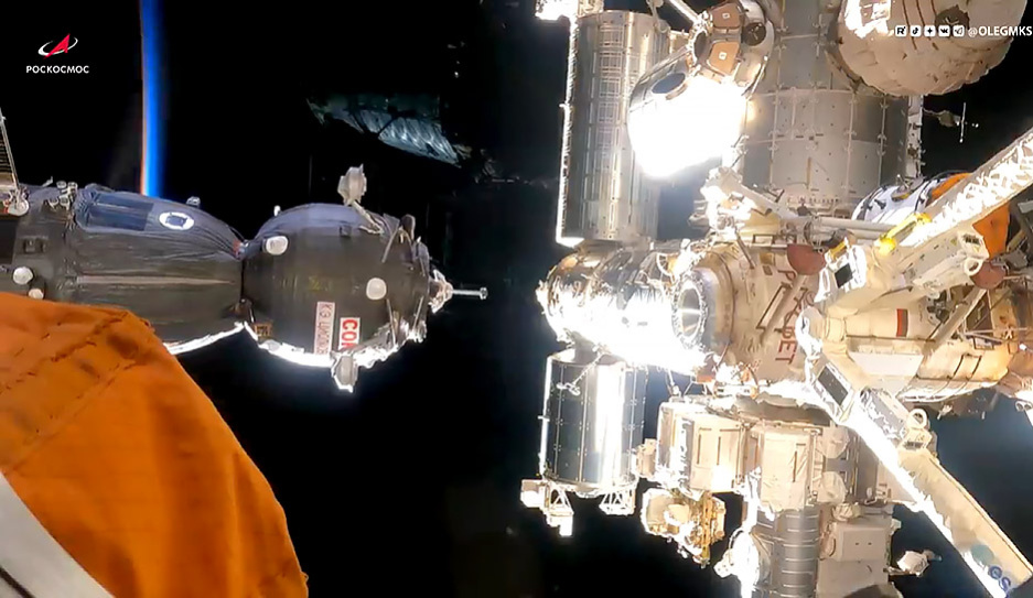 Корабль Союз МС-25 с космонавтом из Беларуси вышел на расчетную орбиту