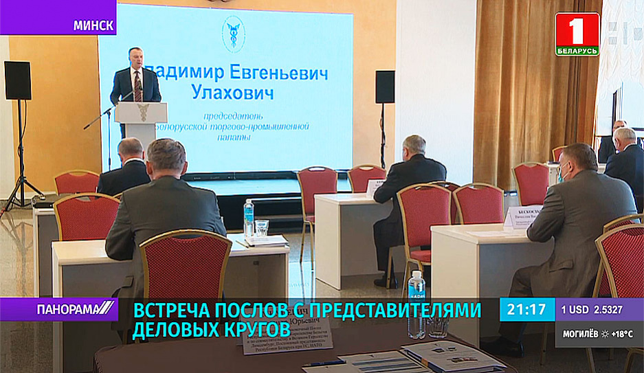 В Минске продолжается встреча послов с представителями деловых кругов