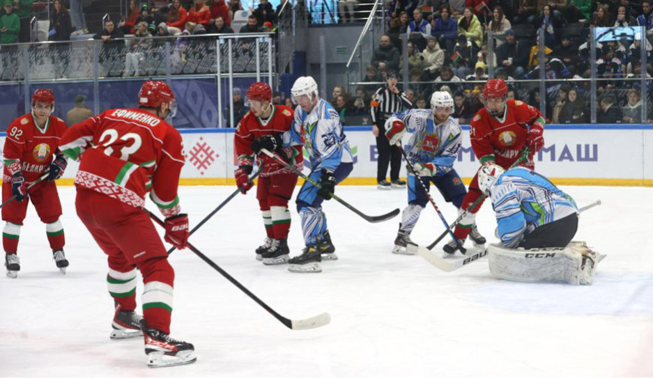 Хоккейная команда Президента Беларуси одержала шестую победу в РХЛ