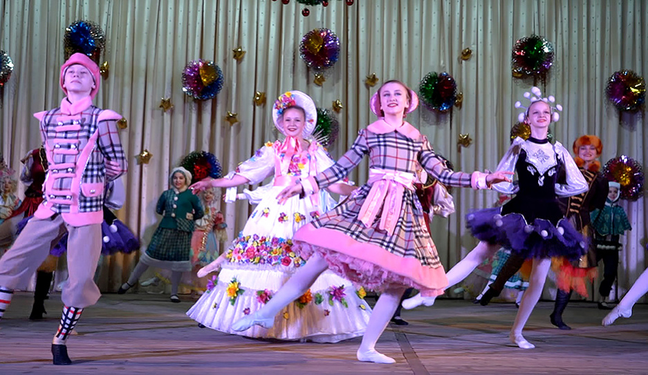 Танцевальные новогодние подарки от Борисовской детской хореографической школы искусств
