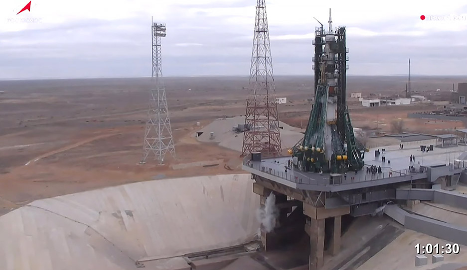 Пуск ракеты с кораблем Союз МС-25 отменен, предварительно запуск перенесен на 23 марта на 15:36