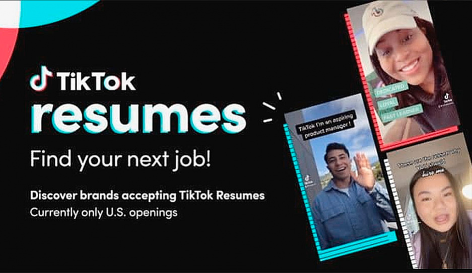 В США работодатели начали принимать видеорезюме из TikTok