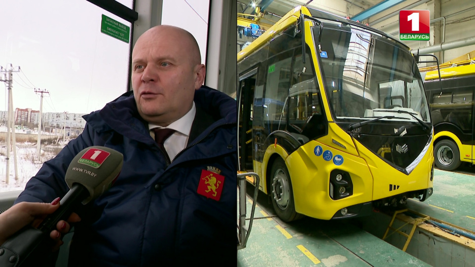 Первый Белкоммунмаш-троллейбус с автономным ходом собрали в Красноярске - журналисты прокатились с главой города 