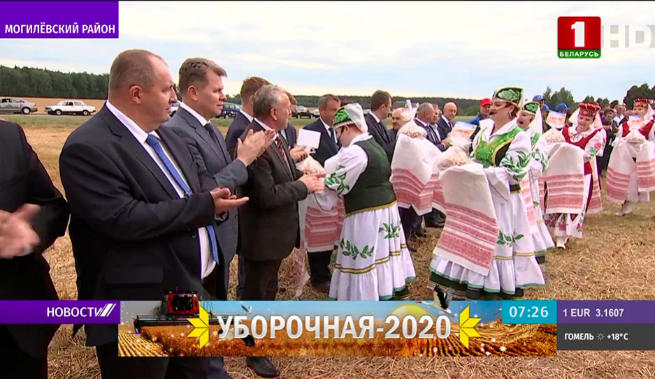 Более миллиона тонн зерна собрали аграрии Могилевской области