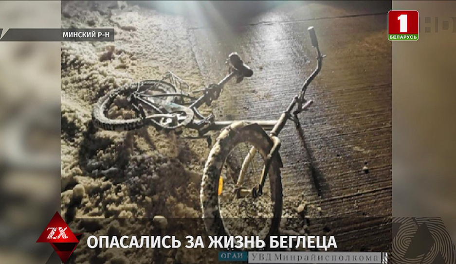 ГАИ разыскивала пострадавшего пешехода с велосипедом в Минском районе 
