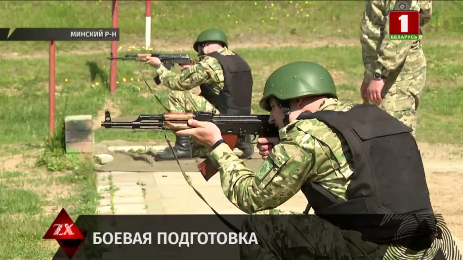 МВД провели занятия для новичков на войсковом стрельбище под Минском