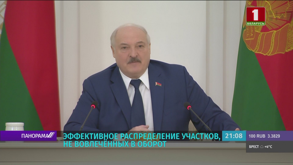 Лукашенко: Надо распределить и занять участки земель, которые не вовлечены в оборот