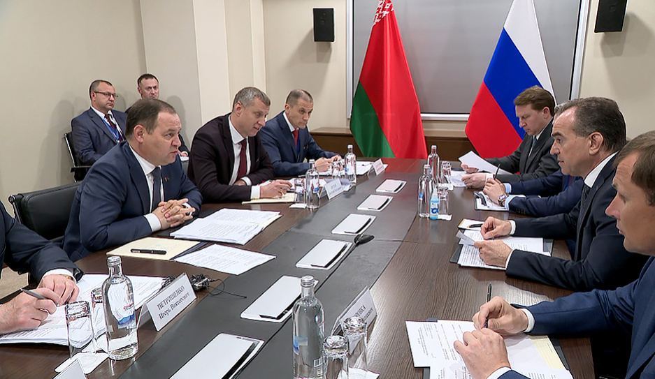 Белорусские интересы на рынках ЕАЭС, СНГ и Союзного государства на неделе обсуждали в Краснодарском крае