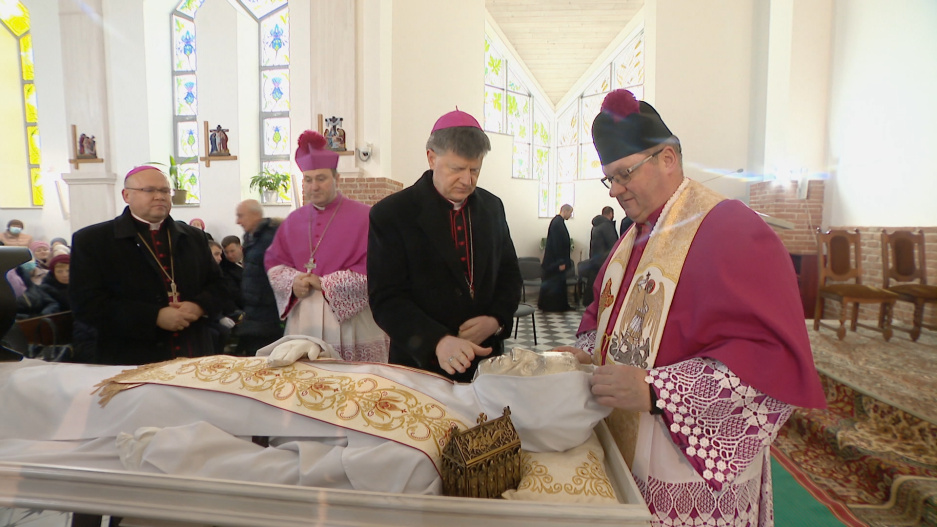 Возвращение духовной реликвии: в Столбцах перезахоронили мощи Фабиана Малишевского