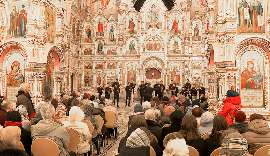 Десять белорусских городов к Пасхе Христовой получили музыкальный подарок от мужского хора Всехсвятский