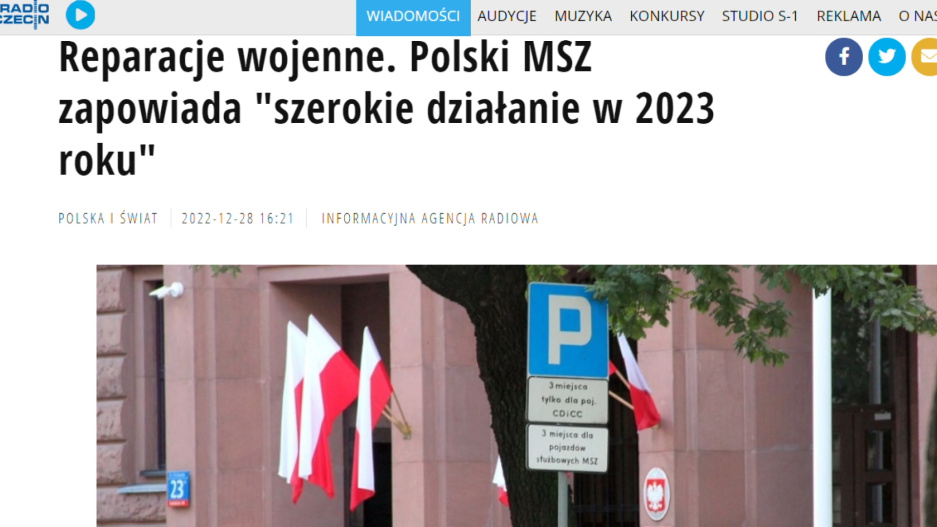 Поляки требуют от Германии денег