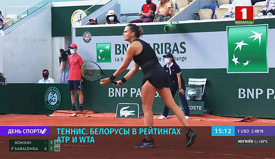 Белорусские теннисисты поднялись в рейтингах АТР и WTA 
