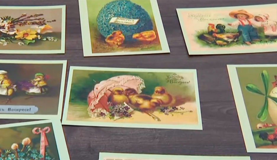 Белорусские художники и дизайнеры создали новую коллекцию открыток и марок к празднику Пасхи