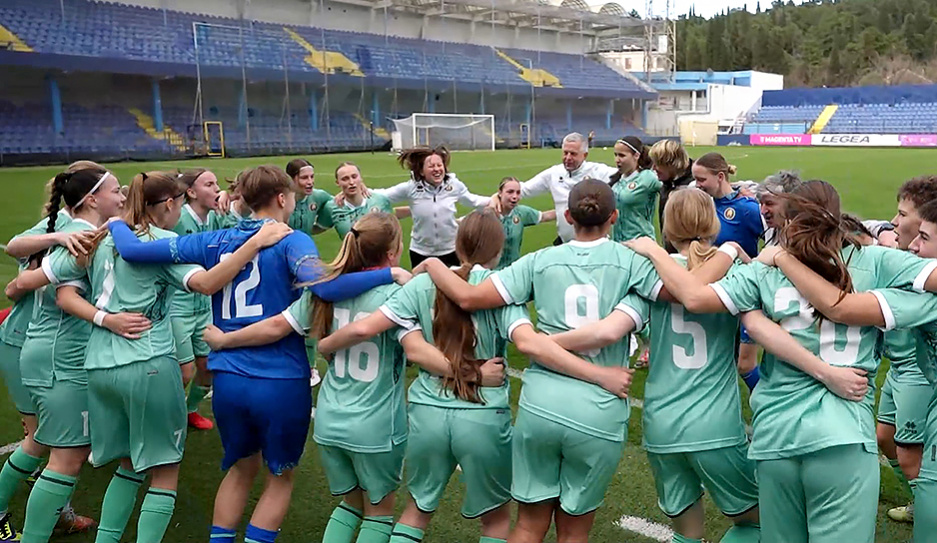 Белорусские футболистки вернулись в лигу А юниорского чемпионата Европы