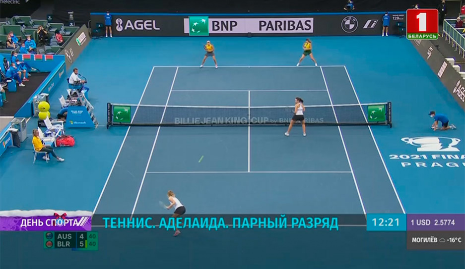 Белоруска Лидия Морозова и американка Кейтлин Кристиан не вышли в полуфинал теннисного турнира в Аделаиде 