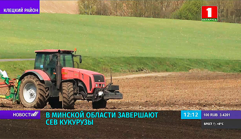 В Минской области завершают сев кукурузы