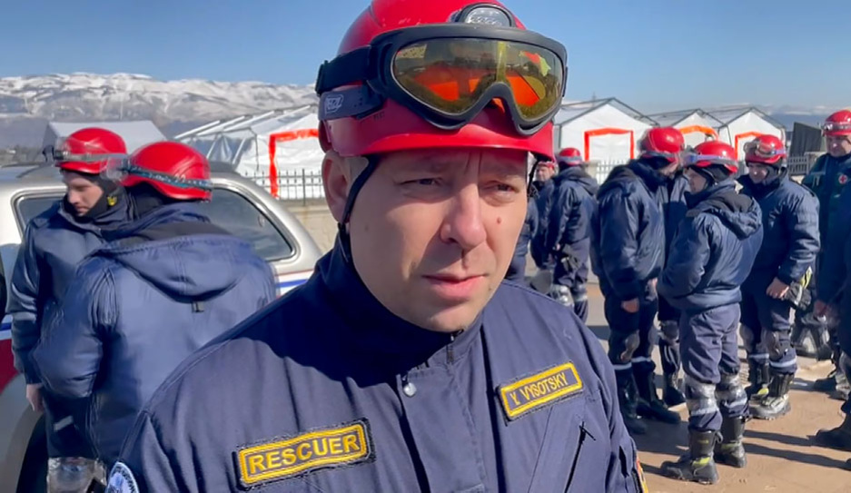 Спецотряд ЗУБР МЧС Беларуси приступил к аварийно-спасательным работам в Турции