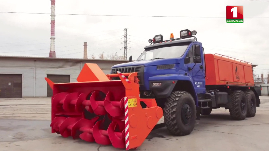 Белорусско-российская снегоуборочная машина прошла испытания снегами Дальнего Востока