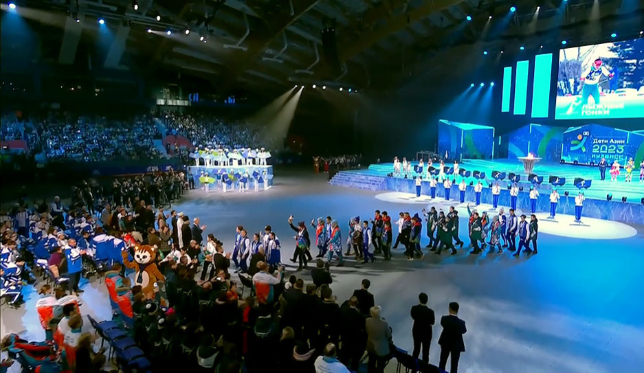 В Кемерове прошла церемония закрытия II зимних Международных спортивных игр Дети Азии