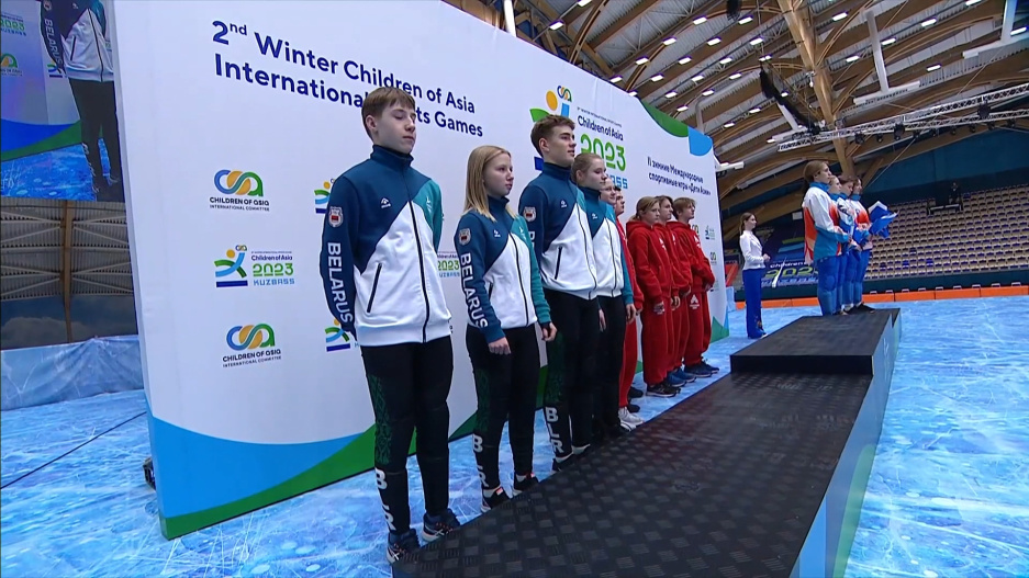 Белорусские спортсмены завоевали первую медаль на зимних играх Дети Азии