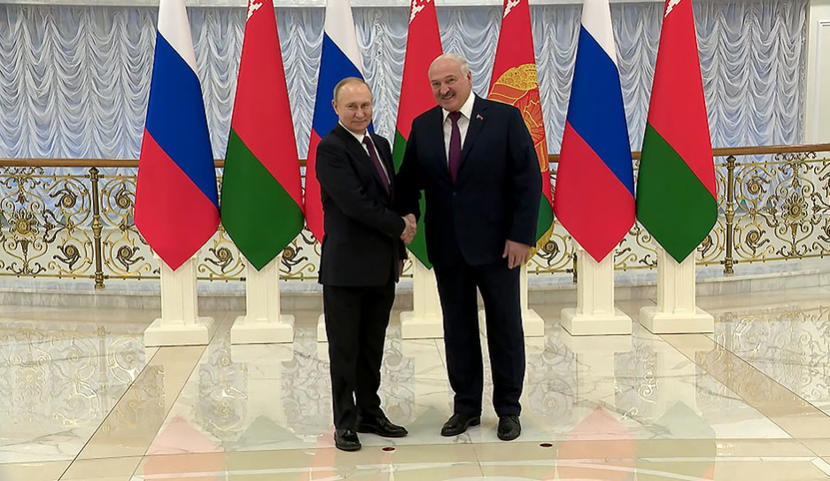 Итоги переговоров А. Лукашенко и В. Путина в Минске 
