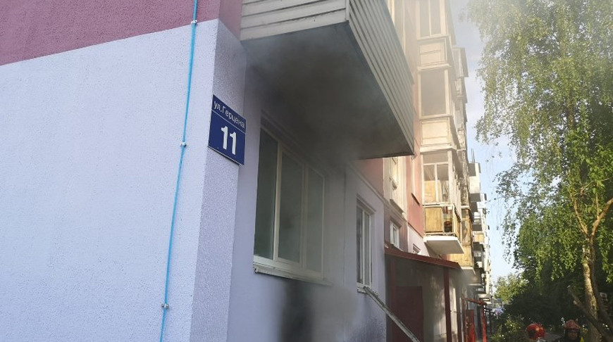 5 человек эвакуировали при пожаре в одной из многоэтажек Витебска