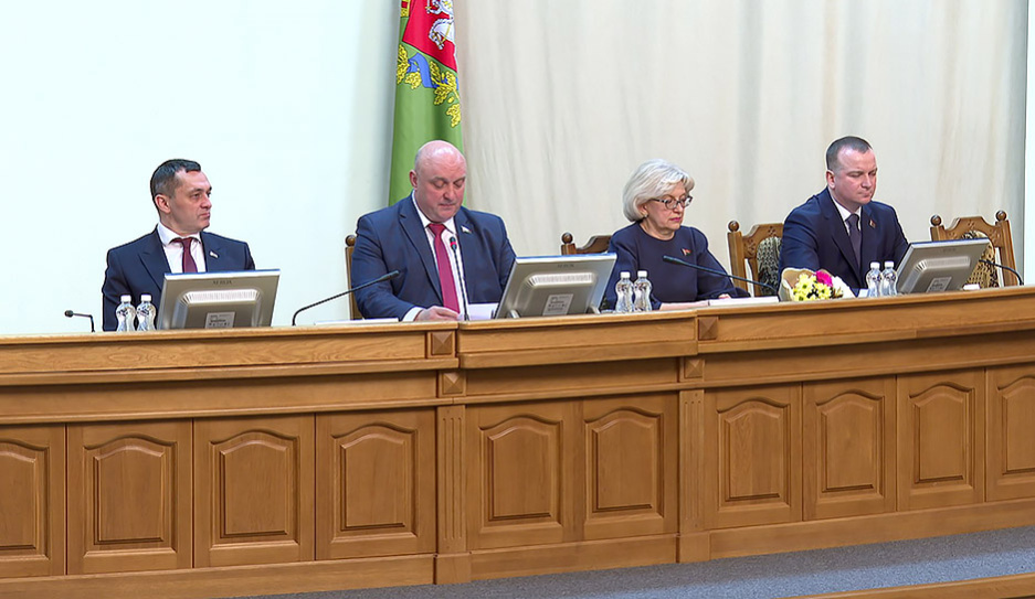 Прошла первая сессия Витебского областного совета депутатов нового созыва