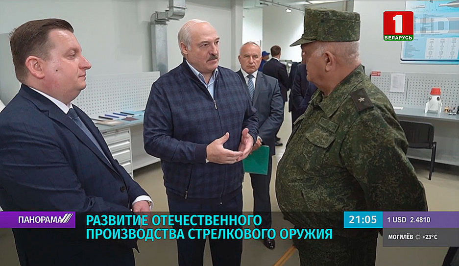 А. Лукашенко посетил производственно-технический кластер Устье и Оршанский авиаремонтный завод