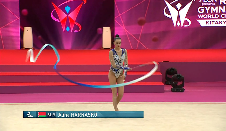 У Алины Горносько - золото этапа Кубка мира по художественной гимнастике!